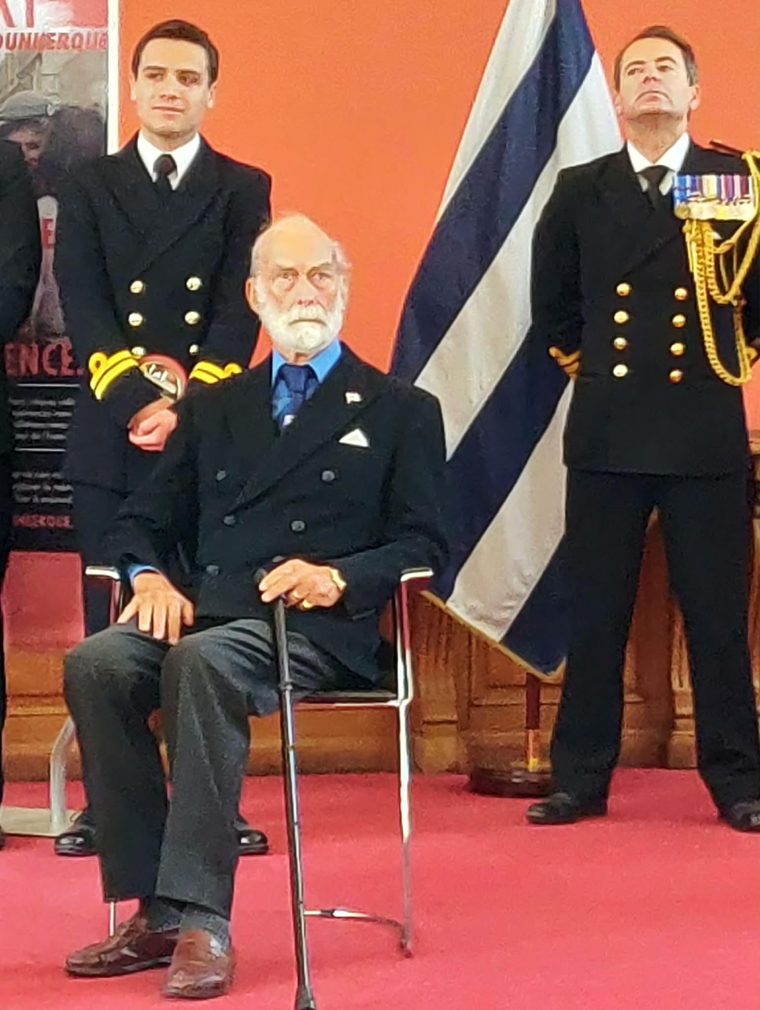 Prince Michael of Kent, president of honour of the ADLS, at a ceremony